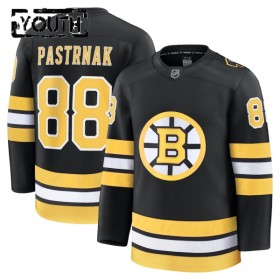 Barn Ishockey Boston Bruins tröja Fanatics Premium David Pastrnak 2025-26 Svart Hemma