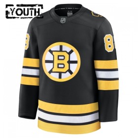 Barn Ishockey Boston Bruins tröja Fanatics Premium David Pastrnak 2025-26 Svart Hemma