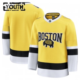 Barn Ishockey Boston Bruins tröja med eget tryck Fanatics NHL Stadium Series Premium 2025-26 Gold