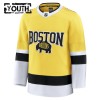 Barn Ishockey Boston Bruins tröja med eget tryck Fanatics NHL Stadium Series Premium 2025-26 Gold