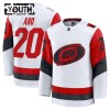 Barn Ishockey Carolina Hurricanes tröja Fanatics Premium Sebastian Aho 2025-26 Vit Borta