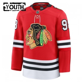 Barn Ishockey Chicago Blackhawks tröja Fanatics Centennial Premium Connor Bedard 2025-26 Röd