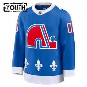 Barn Ishockey Colorado Avalanche tröja med eget tryck Fanatics Heritage Premium 2025-26 Blå Tredje