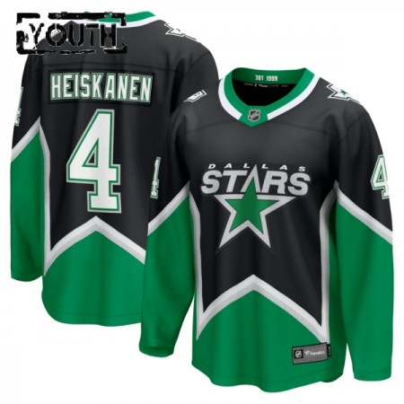 Barn Ishockey Dallas Stars tröja Fanatics Premium Miro Heiskanen 2025-26 Svart Tredje