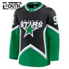 Barn Ishockey Dallas Stars tröja Fanatics Premium Tyler Seguin 2025-26 Svart Tredje