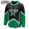 Barn Ishockey Dallas Stars tröja med eget tryck Fanatics Premium 2025-26 Svart Tredje