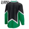 Barn Ishockey Dallas Stars tröja med eget tryck Fanatics Premium 2025-26 Svart Tredje