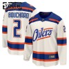 Barn Ishockey Edmonton Oilers tröja Fanatics Premium Evan Bouchard 2025-26 Vit Tredje