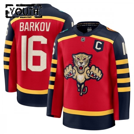 Barn Ishockey Florida Panthers tröja Fanatics Premium Aleksander Barkov 2025-26 Röd Winter Classic