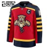Barn Ishockey Florida Panthers tröja Fanatics Premium Aleksander Barkov 2025-26 Röd Winter Classic