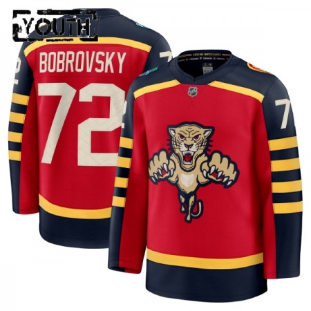 Barn Ishockey Florida Panthers tröja Fanatics Premium Sergei Bobrovsky 2025-26 Röd Winter Classic