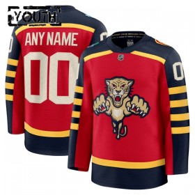 Barn Ishockey Florida Panthers tröja med eget tryck Fanatics Premium 2025-26 Röd Winter Classic