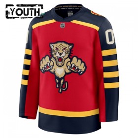 Barn Ishockey Florida Panthers tröja med eget tryck Fanatics Premium 2025-26 Röd Winter Classic
