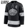 Barn Ishockey Los Angeles Kings tröja Fanatics Premium Anze Kopitar 2025-26 Svart Tredje