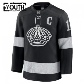 Barn Ishockey Los Angeles Kings tröja Fanatics Premium Anze Kopitar 2025-26 Svart Tredje