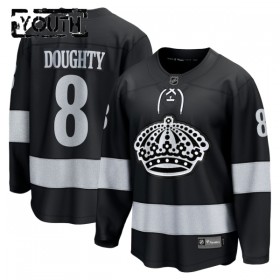 Barn Ishockey Los Angeles Kings tröja Fanatics Premium Drew Doughty 2025-26 Svart Tredje