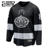Barn Ishockey Los Angeles Kings tröja Fanatics Premium Drew Doughty 2025-26 Svart Tredje