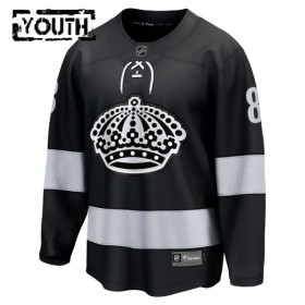 Barn Ishockey Los Angeles Kings tröja Fanatics Premium Drew Doughty 2025-26 Svart Tredje
