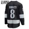 Barn Ishockey Los Angeles Kings tröja Fanatics Premium Drew Doughty 2025-26 Svart Tredje