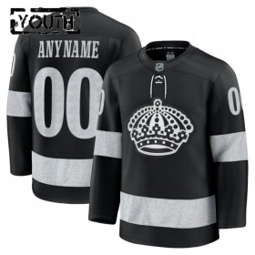 Barn Ishockey Los Angeles Kings tröja med eget tryck Fanatics Premium 2025-26 Svart Tredje