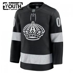 Barn Ishockey Los Angeles Kings tröja med eget tryck Fanatics Premium 2025-26 Svart Tredje
