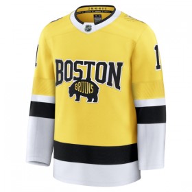 Män Ishockey Boston Bruins tröja Fanatics NHL Stadium Series Premium Jeremy Swayman 2025-26 Gold