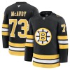 Män Ishockey Boston Bruins tröja Fanatics Premium Charlie Mcavoy 2025-26 Svart Hemma