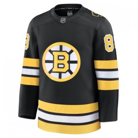 Män Ishockey Boston Bruins tröja Fanatics Premium David Pastrnak 2025-26 Svart Hemma