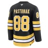 Män Ishockey Boston Bruins tröja Fanatics Premium David Pastrnak 2025-26 Svart Hemma