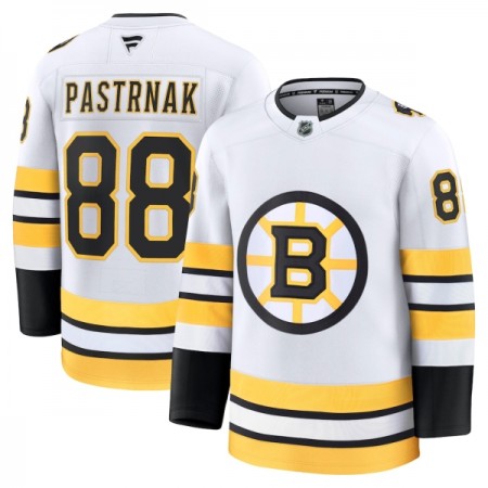 Män Ishockey Boston Bruins tröja Fanatics Premium David Pastrnak 2025-26 Vit Borta