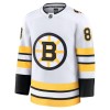 Män Ishockey Boston Bruins tröja Fanatics Premium David Pastrnak 2025-26 Vit Borta