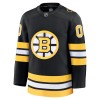 Män Ishockey Boston Bruins tröja med eget tryck Fanatics Premium 2025-26 Svart Hemma