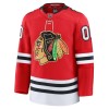 Män Ishockey Chicago Blackhawks tröja med eget tryck Fanatics Centennial Premium 2025-26 Röd