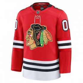 Män Ishockey Chicago Blackhawks tröja med eget tryck Fanatics Centennial Premium 2025-26 Röd