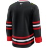 Män Ishockey Chicago Blackhawks tröja med eget tryck Fanatics Premium 2025-26 Svart Tredje