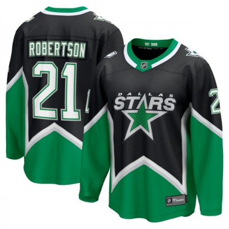 Män Ishockey Dallas Stars tröja Fanatics Premium Jason Robertson 2025-26 Svart Tredje
