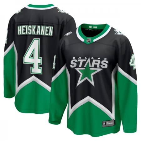 Män Ishockey Dallas Stars tröja Fanatics Premium Miro Heiskanen 2025-26 Svart Tredje
