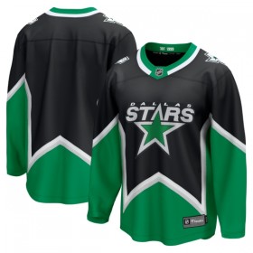 Män Ishockey Dallas Stars tröja med eget tryck Fanatics Premium 2025-26 Svart Tredje