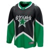 Män Ishockey Dallas Stars tröja med eget tryck Fanatics Premium 2025-26 Svart Tredje