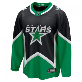 Män Ishockey Dallas Stars tröja med eget tryck Fanatics Premium 2025-26 Svart Tredje