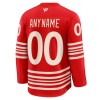 Män Ishockey Detroit Red Wings tröja med eget tryck Fanatics Centennial Premium 2025-26 Röd