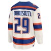 Män Ishockey Edmonton Oilers tröja Fanatics Premium Leon Draisaitl 2025-26 Vit Tredje
