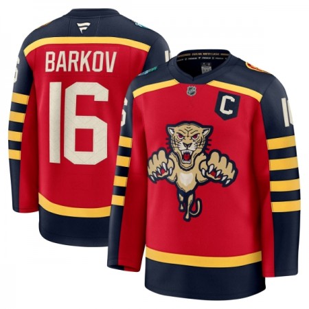 Män Ishockey Florida Panthers tröja Fanatics Premium Aleksander Barkov 2025-26 Röd Winter Classic