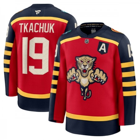 Män Ishockey Florida Panthers tröja Fanatics Premium Matthew Tkachuk 2025-26 Röd Winter Classic