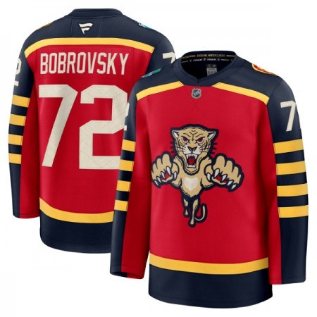 Män Ishockey Florida Panthers tröja Fanatics Premium Sergei Bobrovsky 2025-26 Röd Winter Classic