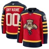 Män Ishockey Florida Panthers tröja med eget tryck Fanatics Premium 2025-26 Röd Winter Classic