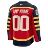 Män Ishockey Florida Panthers tröja med eget tryck Fanatics Premium 2025-26 Röd Winter Classic
