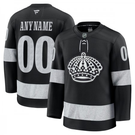 Män Ishockey Los Angeles Kings tröja med eget tryck Fanatics Premium 2025-26 Svart Tredje