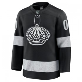 Män Ishockey Los Angeles Kings tröja med eget tryck Fanatics Premium 2025-26 Svart Tredje