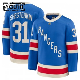 Barn Ishockey New York Rangers tröja Fanatics Centennial Premium Igor Shesterkin 2025-26 Blå